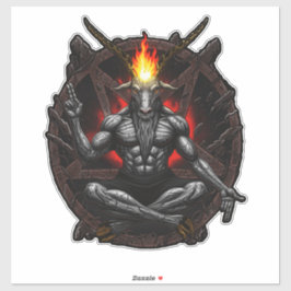 Baphomet Ascant: Dark Wisdom Sticker