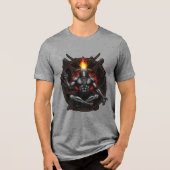 Baphomet Ascant: Dark Wisdom Tri-Blend Shirt (Voorkant)