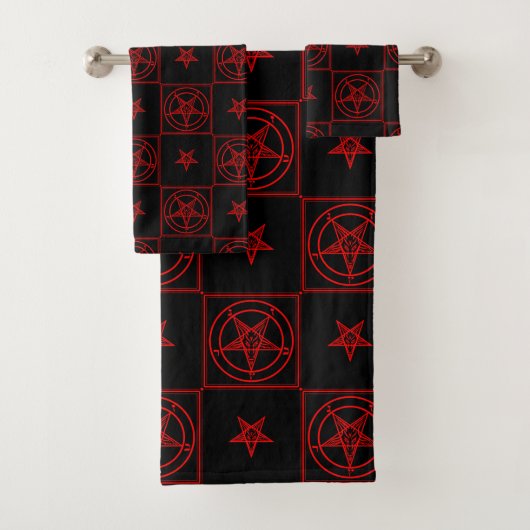 Baphomet Bad Handdoek (Insitu)