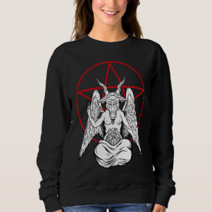 Baphomet Biddende Duivel Satanisch Lucifer Beëlzeb Trui
