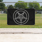 Baphomet Big Banner van 3 x 5' buitenkwaliteit (Insitu)