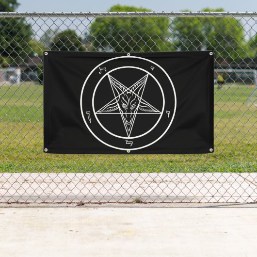 Baphomet Big Banner van 3 x 5' buitenkwaliteit (Insitu)
