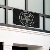 Baphomet Big Banner van 3 x 5' buitenkwaliteit (Buitenkant Gebouw)