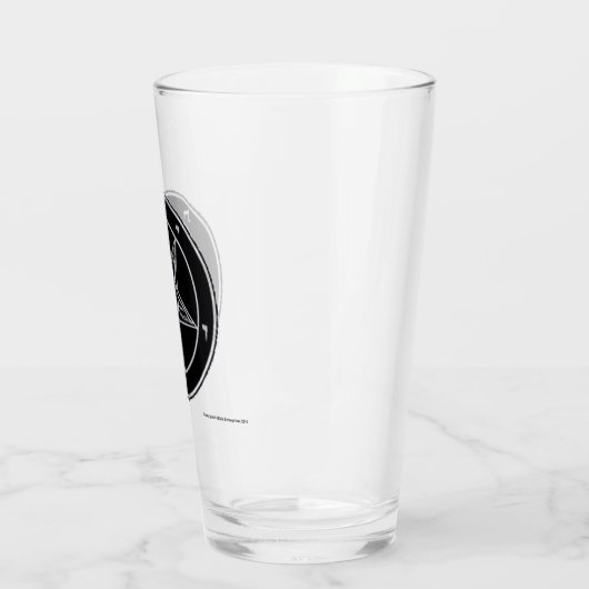 Baphomet Black Glass Glas (Links)