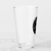 Baphomet Black Glass Glas (Rechts)