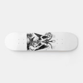 Baphomet - black print skateboard (Horizontaal)