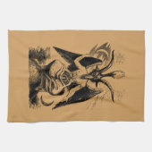 Baphomet - black print theedoek (Horizontaal)