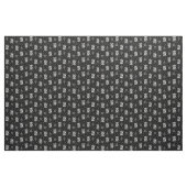 Baphomet Bone Pentagrams occult Gothic Fabric Stof (Fat Quarter)