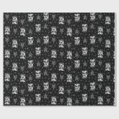 Baphomet Bone Star occult gothic Wrapping Paper Cadeaupapier (Vlak)