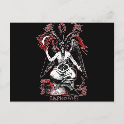 Baphomet Briefkaart (Voorkant)