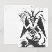 Baphomet Briefkaart (Voorkant / Achterkant)