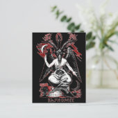 Baphomet Briefkaart (Staand voorkant)