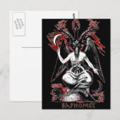 Baphomet Briefkaart (Voorkant / Achterkant)