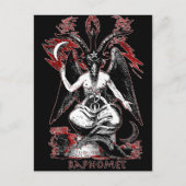 Baphomet Briefkaart (Voorkant)