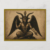 Baphomet Briefkaart (Voorkant)