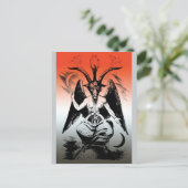 Baphomet Briefkaart (Staand voorkant)