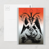 Baphomet Briefkaart (Voorkant / Achterkant)