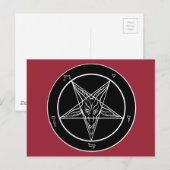 Baphomet Briefkaart (Voorkant / Achterkant)