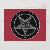 Baphomet Briefkaart (Voorkant)