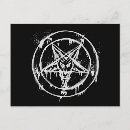Baphomet-Briefkaarten van Messy Briefkaart (Voorkant)