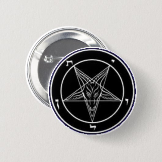Baphomet Button (Voorkant /achterkant)