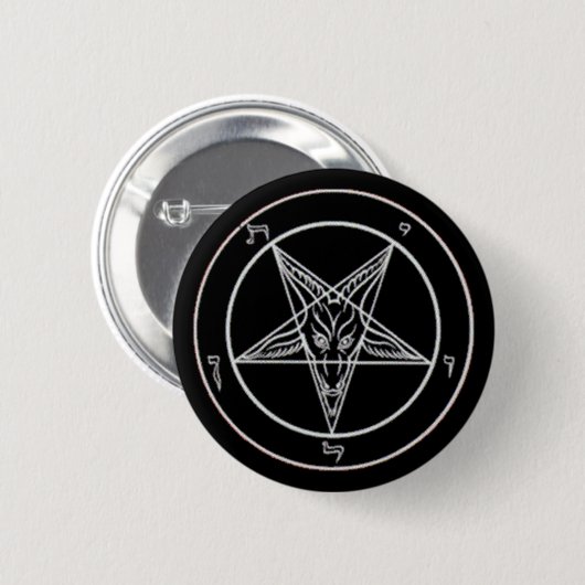 Baphomet Button (Voorkant /achterkant)