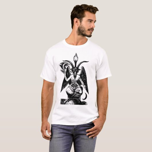 Baphomet Camiseta T-shirt (Voorkant volledig)