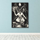 Baphomet Canvas Afdruk (Insitu (Houten vloer))