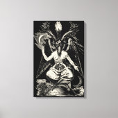Baphomet Canvas Afdruk (Voorkant)