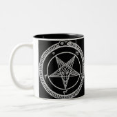 Baphomet Coffee Cup Tweekleurige Koffiemok (Links)