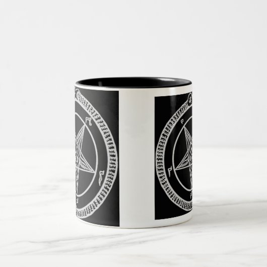 Baphomet Coffee Cup Tweekleurige Koffiemok (Center)
