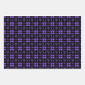 Baphomet Damask Gothic Wrapping Paper Sheets (Voorkant)