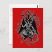 Baphomet: de hoorngod van heksen en hekserij , briefkaart (Voorkant / Achterkant)