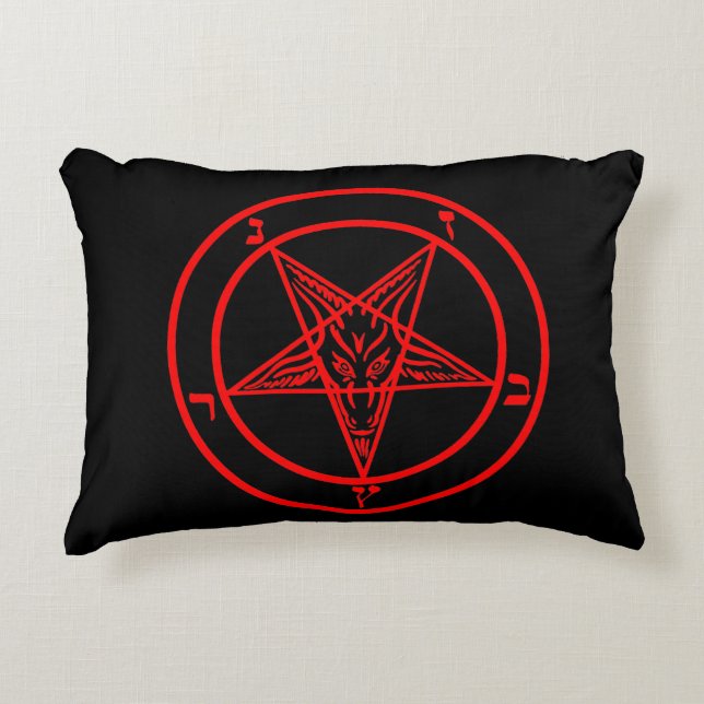 Baphomet Decoratief Kussen (Voorkant)