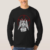 Baphomet Demon Satanic Lucifer Beelzebub T-shirt (Voorkant)