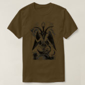Baphomet Devil Sabbatic Goat Satan 2 T-shirt (Design voorkant)