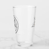 Baphomet en Anton LaVey Sigil Glass Glas (Links)