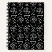 Baphomet en Sigil van Lucifer Notitieboek (Voorkant)