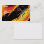 Baphomet Fire Visitekaartje (Voorkant / Achterkant)