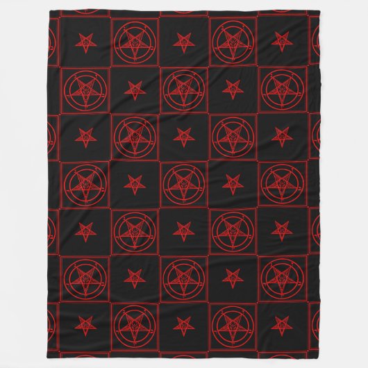 Baphomet Fleece Deken (Voorkant)
