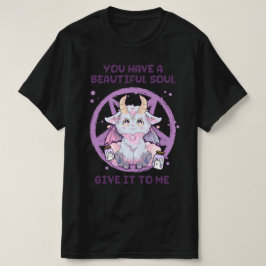 Baphomet Geef me je ziel Schattige Kawaii T-shirt