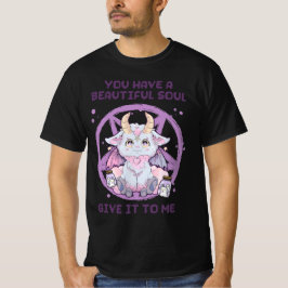 Baphomet Geef me je ziel Schattige Kawaii T-shirt