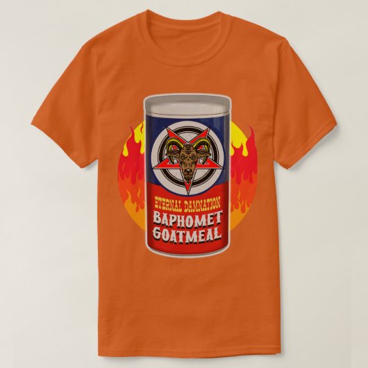 Baphomet geitenmaaltijd t-shirt (Design voorkant)