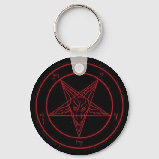 baphomet - Gepersonaliseerd Sleutelhanger (Voorkant)