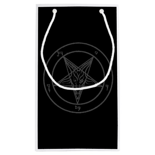 Baphomet Gift Bag Klein Cadeauzakje (Achterkant)