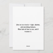 Baphomet Gothic Valentine's Day Chosen Feestdagenkaart (Achterkant)