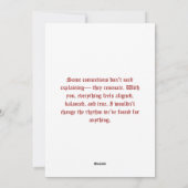 Baphomet Gothic Valentine's Day Guitar Tune Feestdagenkaart (Achterkant)