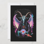 Baphomet Gothic Valentine's Day Love Feestdagenkaart (Voorkant)