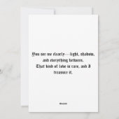 Baphomet Gothic Valentine's Day Love Feestdagenkaart (Achterkant)