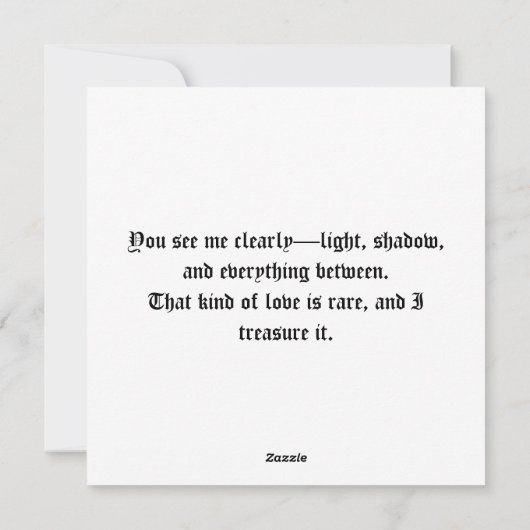 Baphomet Gothic Valentine's Day Love Feestdagenkaart (Achterkant)